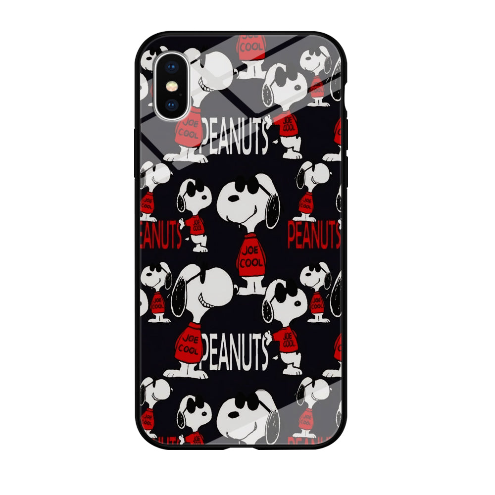 Snoopy Cool Peanuts Sweater iPhone X Case
