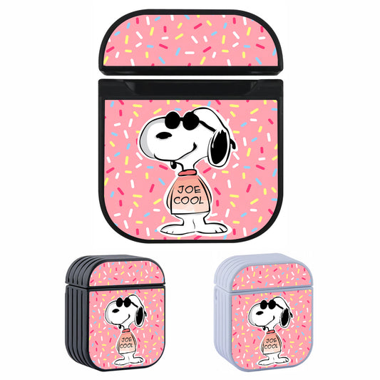Snoopy Cool Sprinkles Hard Plastic Case Cover For Apple Airpods