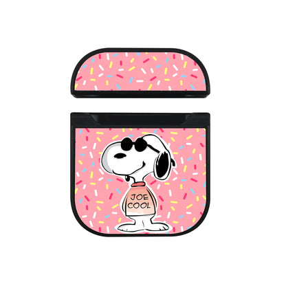 Snoopy Cool Sprinkles Hard Plastic Case Cover For Apple Airpods