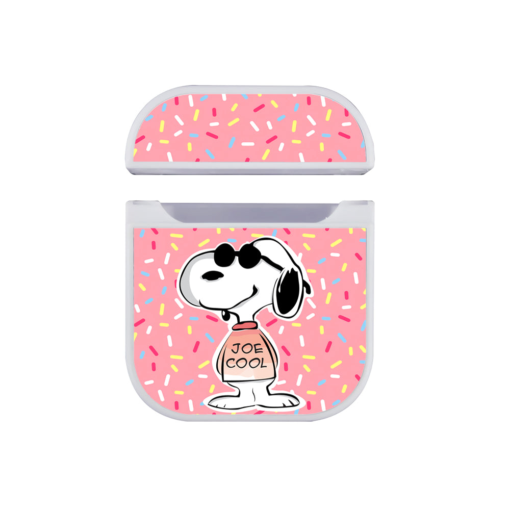 Snoopy Cool Sprinkles Hard Plastic Case Cover For Apple Airpods