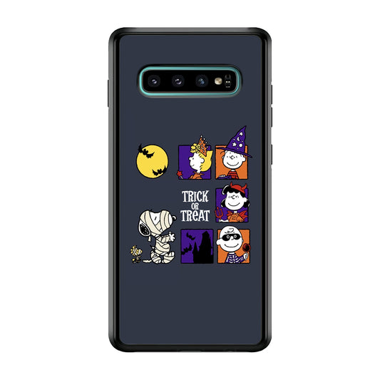 Snoopy Halloween Momment Samsung Galaxy S10 Plus Case