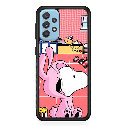 Snoopy Home Sweet Home Samsung Galaxy A72 Case