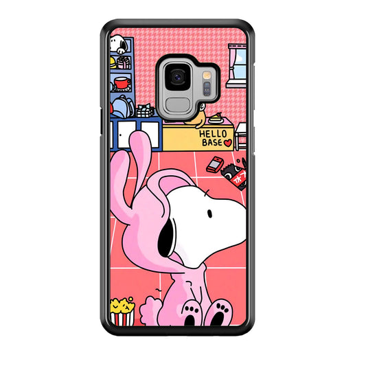 Snoopy Home Sweet Home Samsung Galaxy S9 Case