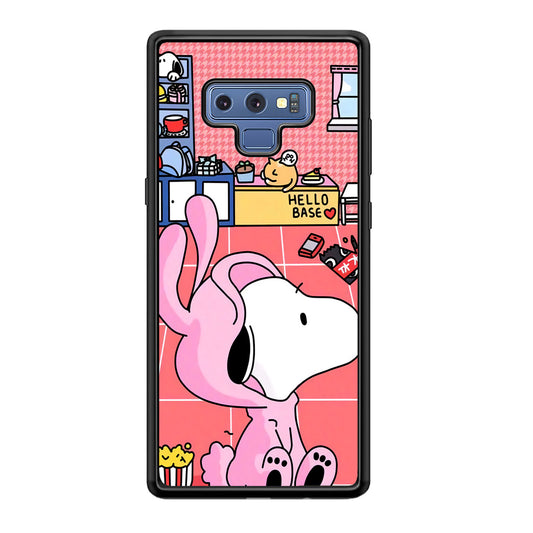 Snoopy Home Sweet Home Samsung Galaxy Note 9 Case