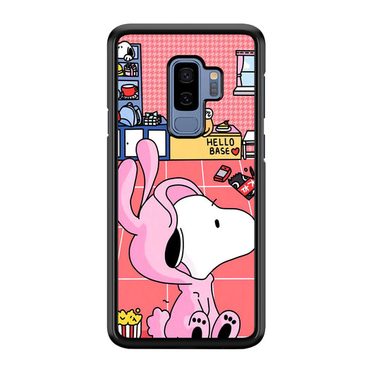 Snoopy Home Sweet Home Samsung Galaxy S9 Plus Case