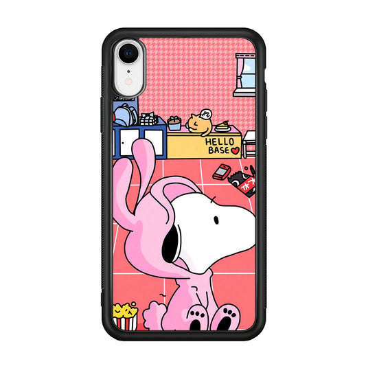Snoopy Home Sweet Home iPhone XR Case