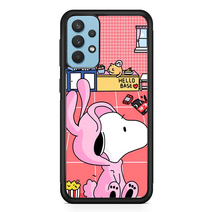 Snoopy Home Sweet Home Samsung Galaxy A32 Case