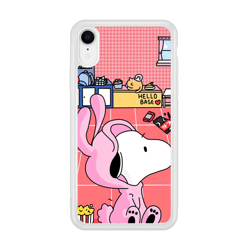 Snoopy Home Sweet Home iPhone XR Case