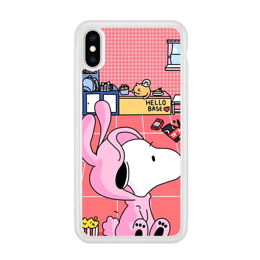 Snoopy Home Sweet Home iPhone XS Case