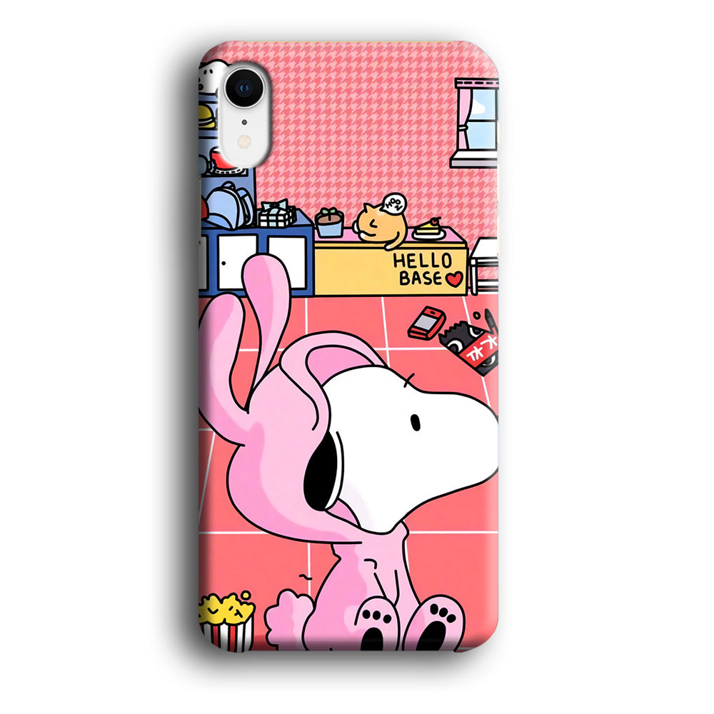 Snoopy Home Sweet Home iPhone XR Case
