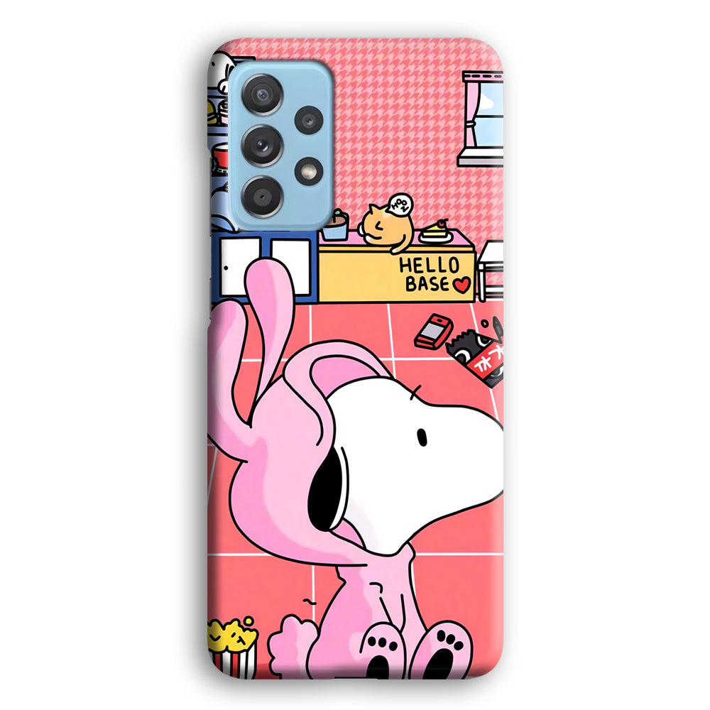 Snoopy Home Sweet Home Samsung Galaxy A52 Case
