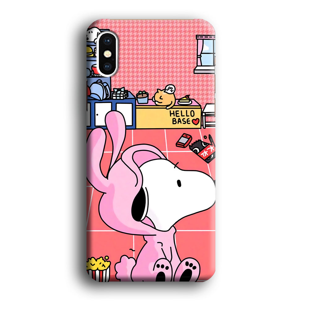 Snoopy Home Sweet Home iPhone XS Case