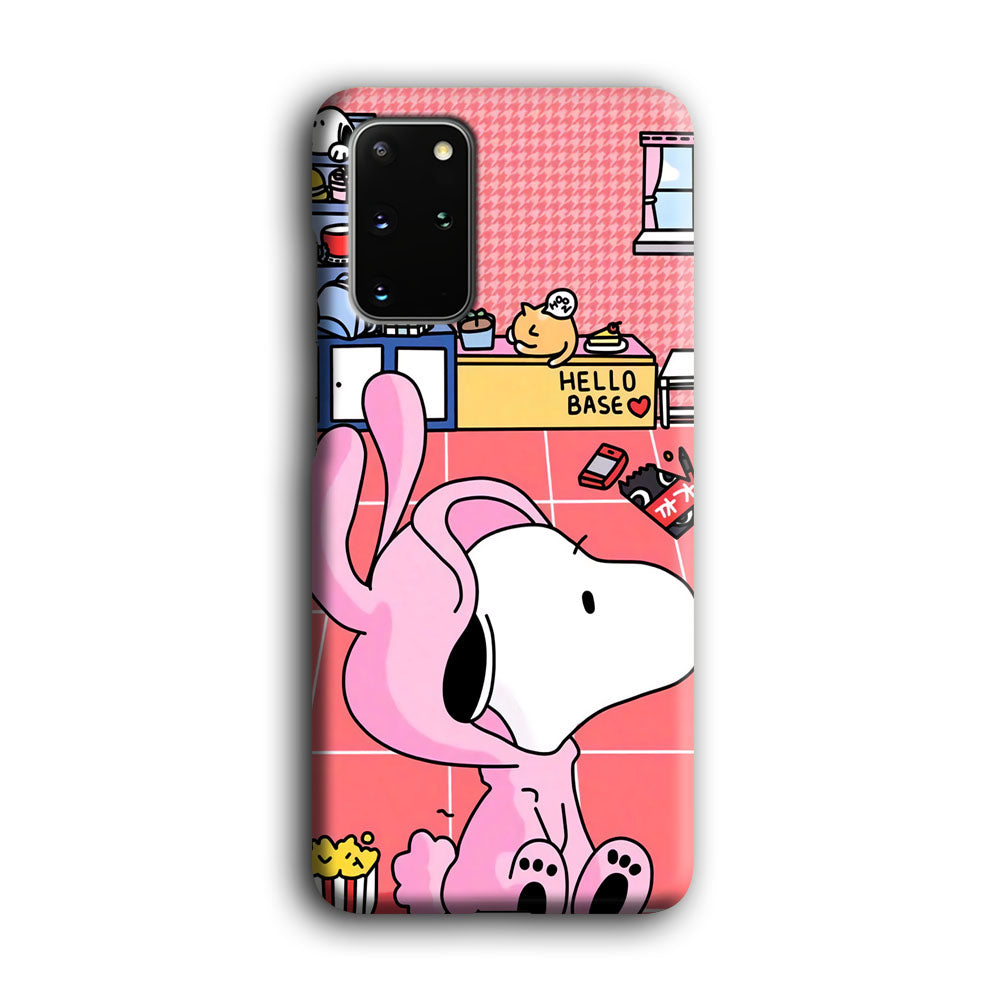 Snoopy Home Sweet Home Samsung Galaxy S20 Plus Case