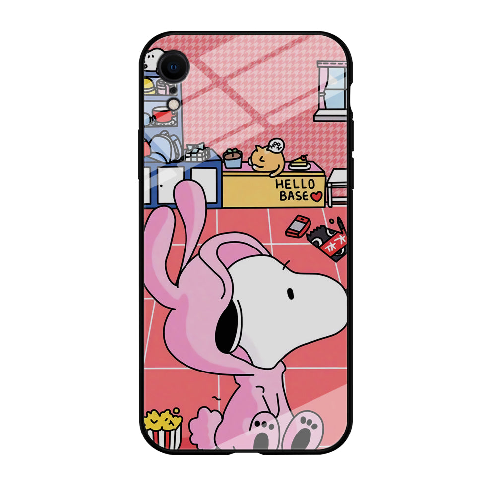 Snoopy Home Sweet Home iPhone XR Case