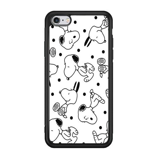 Snoopy In White iPhone 6 Plus | 6s Plus Case