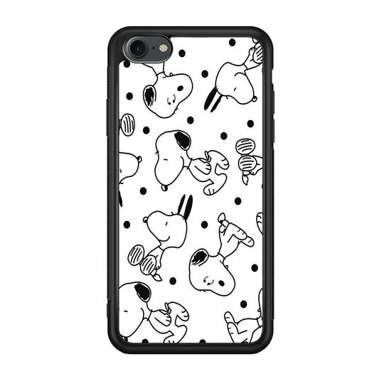 Snoopy In White iPhone 8 Case