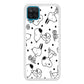 Snoopy In White Samsung Galaxy A12 Case