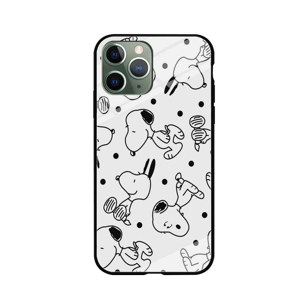 Snoopy In White iPhone 11 Pro Case