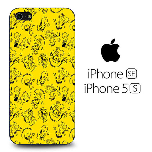 Snoopy Hug Yellow iPhone 5 | 5s Case