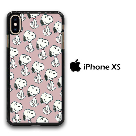 Snoopy Move Down iPhone Xs Case