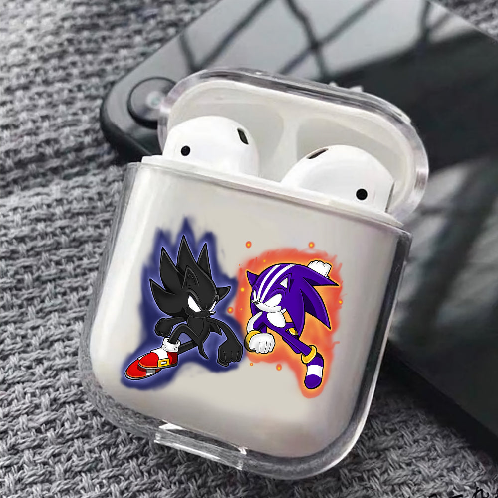 Sonic Beattle Darksonic x Darkspine Sonic Protective Clear Case Cover For Apple Airpods