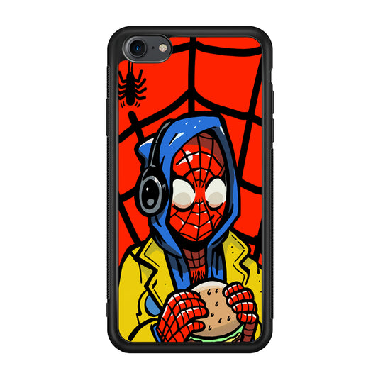 Spiderman Burger Lunch iPhone 8 Case