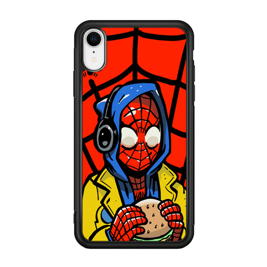 Spiderman Burger Lunch iPhone XR Case
