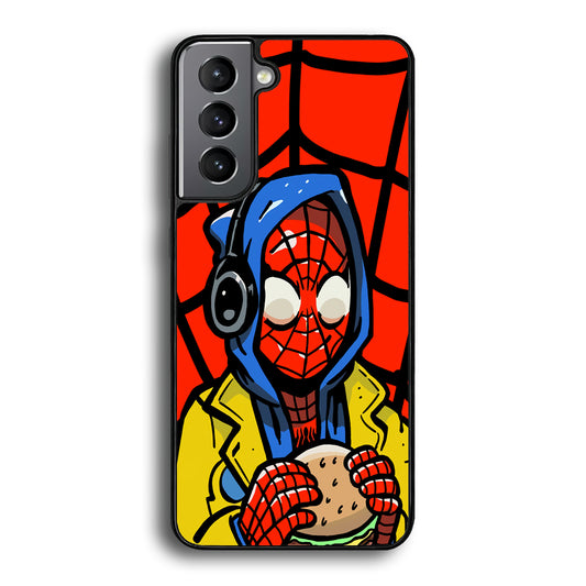Spiderman Burger Lunch Samsung Galaxy S21 Plus Case