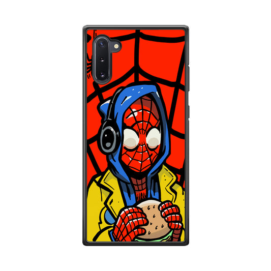 Spiderman Burger Lunch Samsung Galaxy Note 10 Case