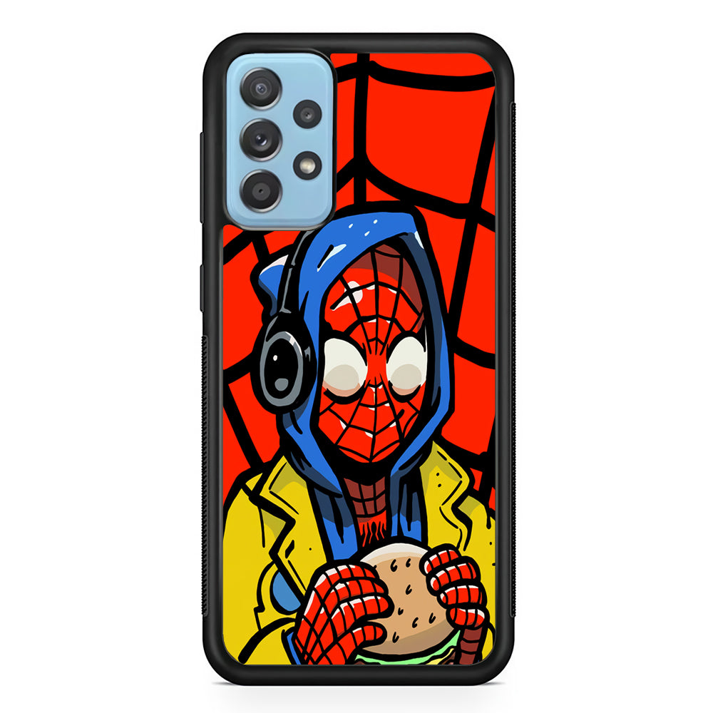 Spiderman Burger Lunch Samsung Galaxy A52 Case