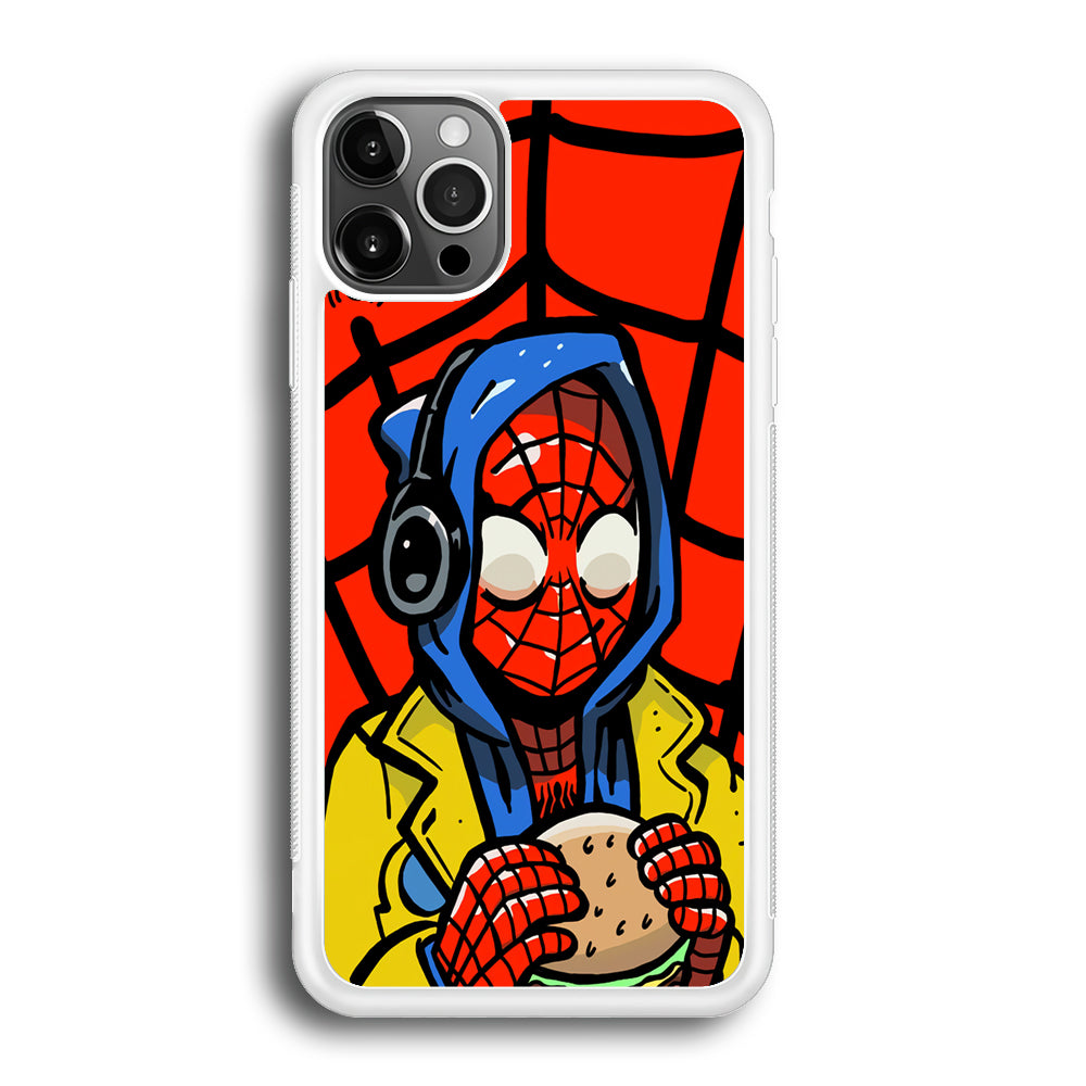 Spiderman Burger Lunch iPhone 12 Pro Case