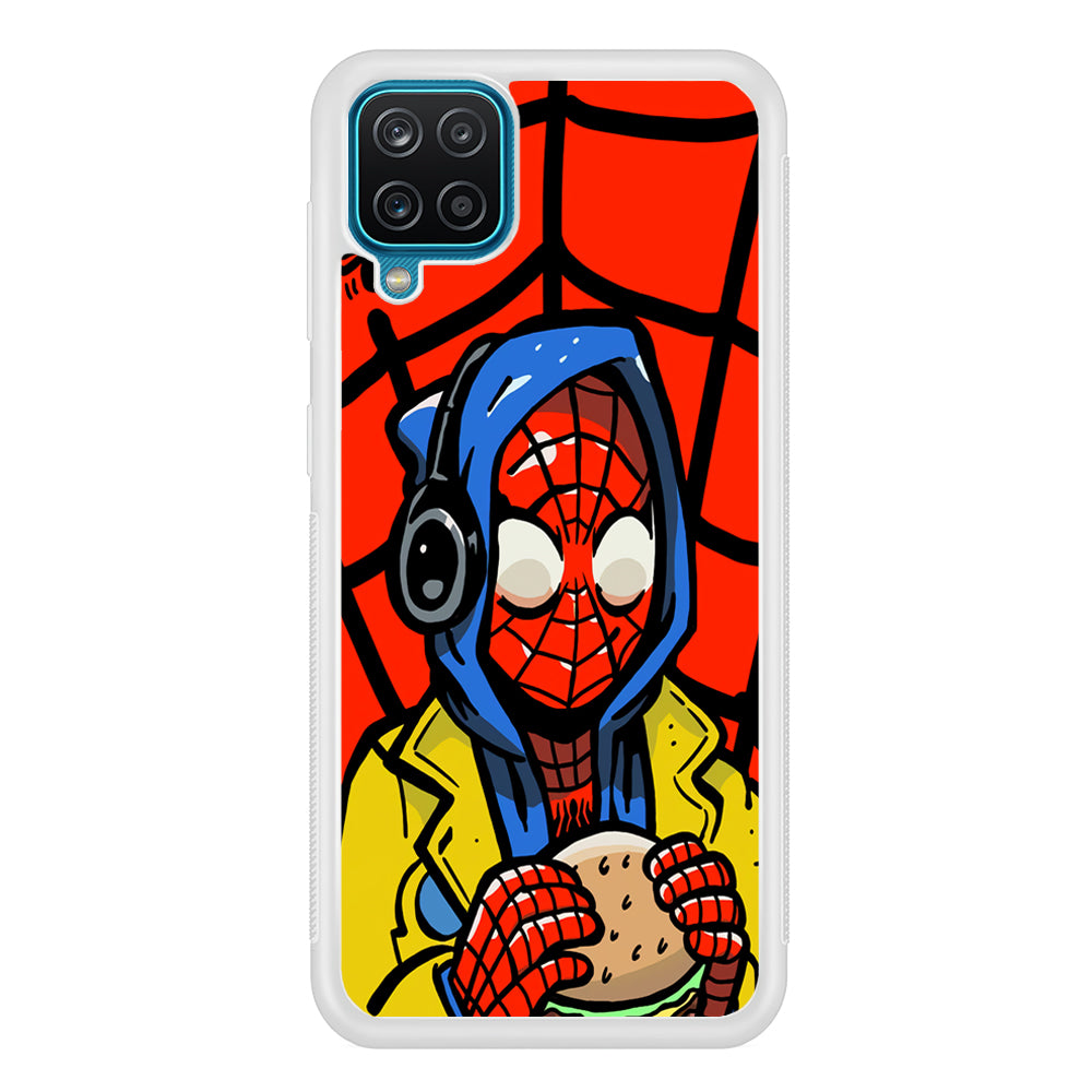 Spiderman Burger Lunch Samsung Galaxy A12 Case