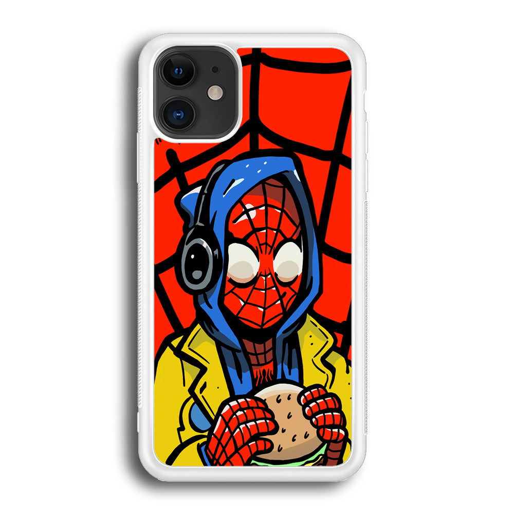 Spiderman Burger Lunch iPhone 12 Case