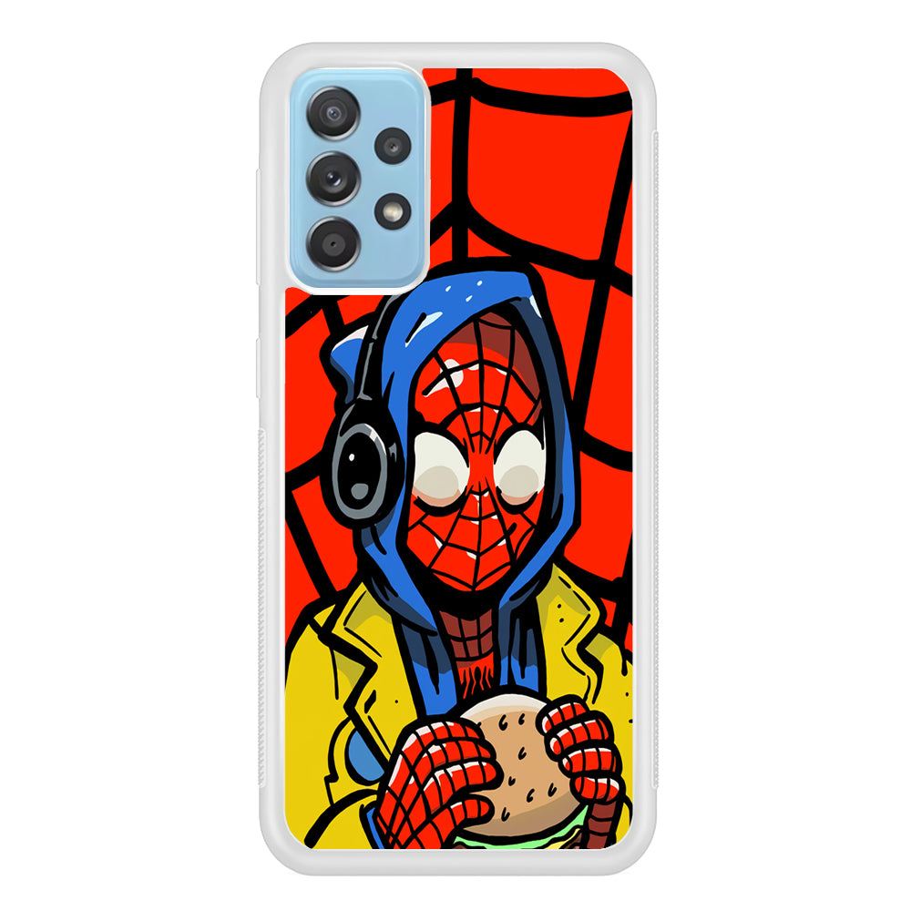 Spiderman Burger Lunch Samsung Galaxy A52 Case