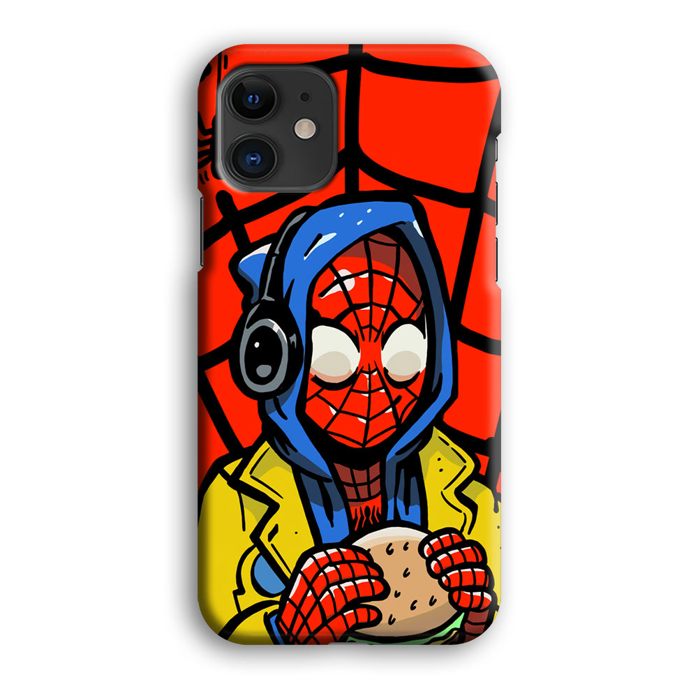 Spiderman Burger Lunch iPhone 12 Case