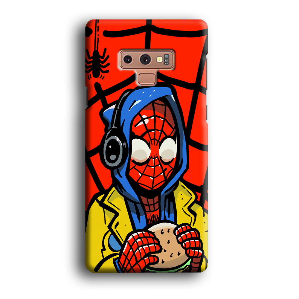 Spiderman Burger Lunch Samsung Galaxy Note 9 Case