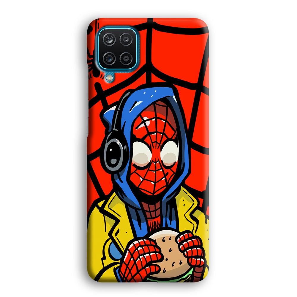 Spiderman Burger Lunch Samsung Galaxy A12 Case
