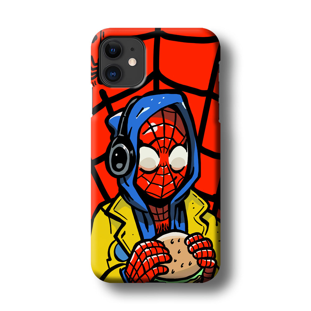 Spiderman Burger Lunch iPhone 11 Case