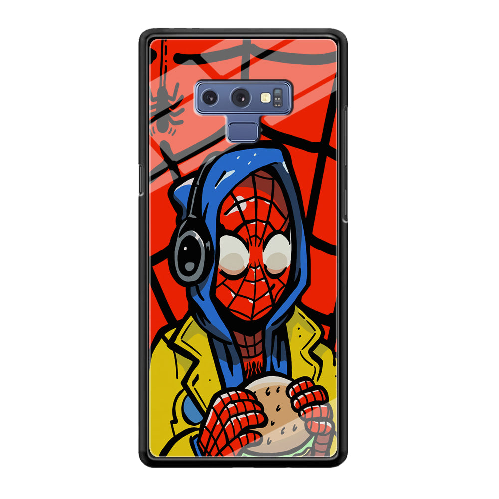 Spiderman Burger Lunch Samsung Galaxy Note 9 Case