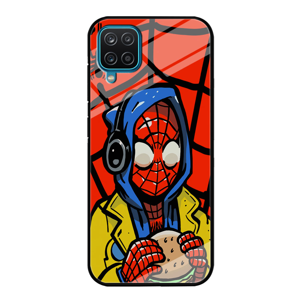 Spiderman Burger Lunch Samsung Galaxy A12 Case