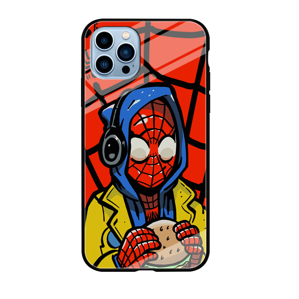 Spiderman Burger Lunch iPhone 12 Pro Case