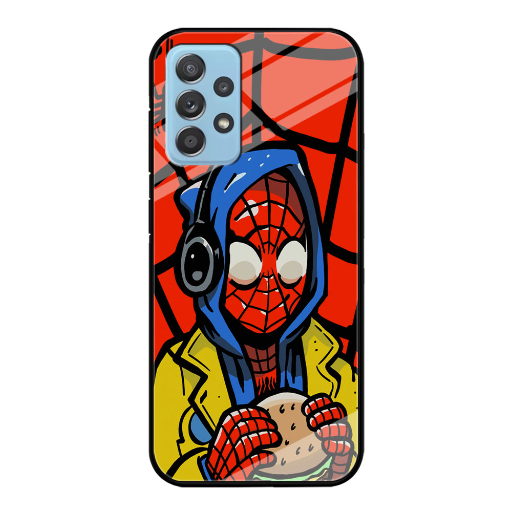 Spiderman Burger Lunch Samsung Galaxy A52 Case