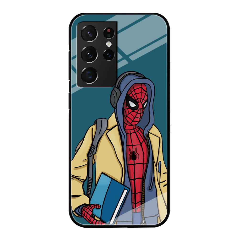 Spiderman Student Samsung Galaxy S21 Ultra Case