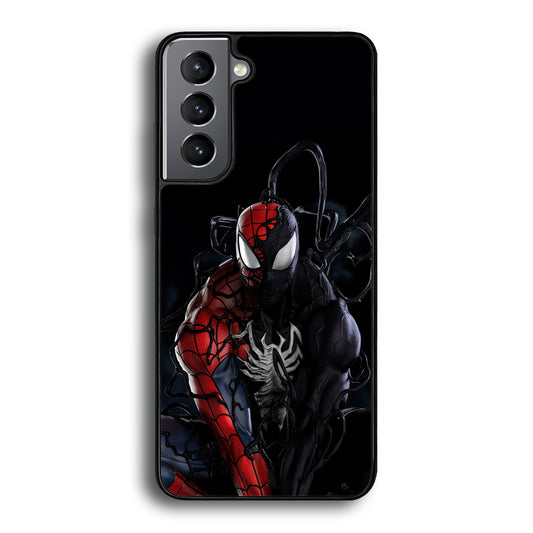 Spiderman X Symbiote Transformation Samsung Galaxy S21 Plus Case