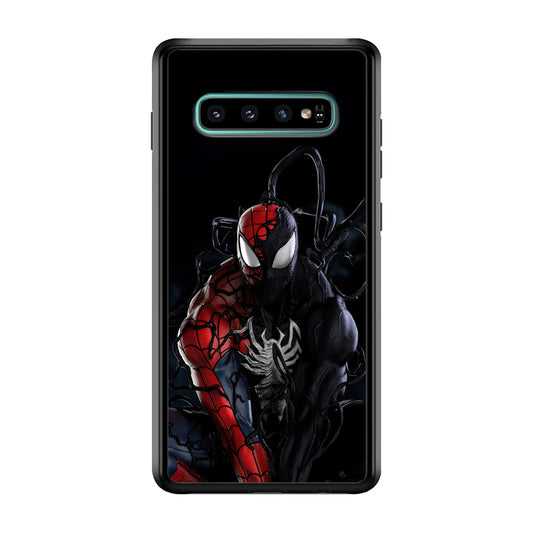 Spiderman X Symbiote Transformation Samsung Galaxy S10 Plus Case