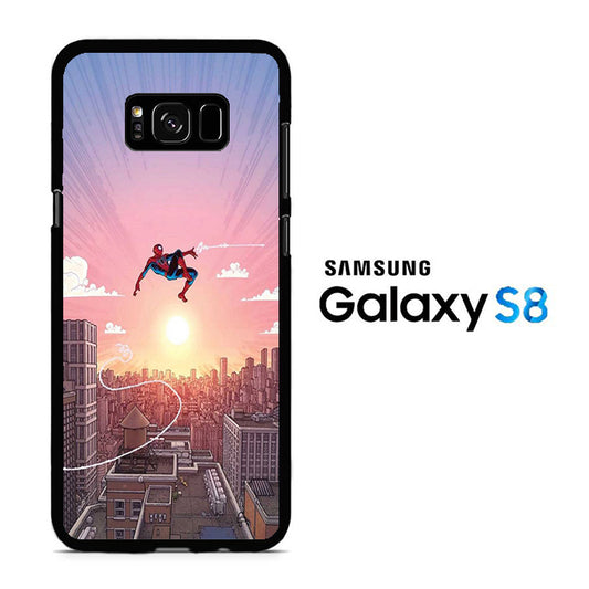 Spiderman Among The Building Samsung Galaxy S8 Case