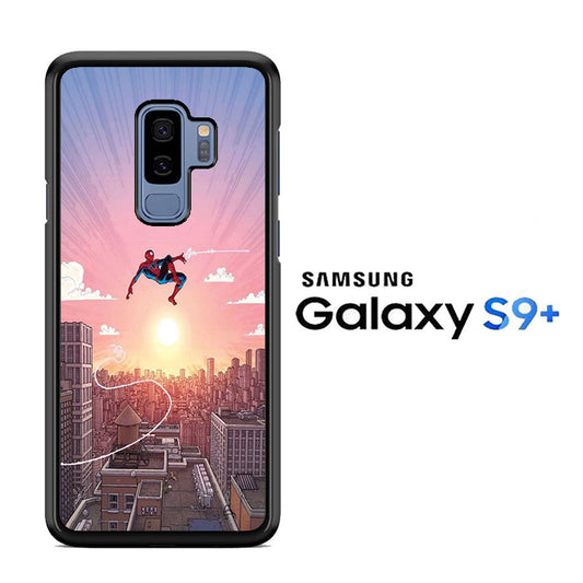Spiderman Among The Building Samsung Galaxy S9 Plus Case