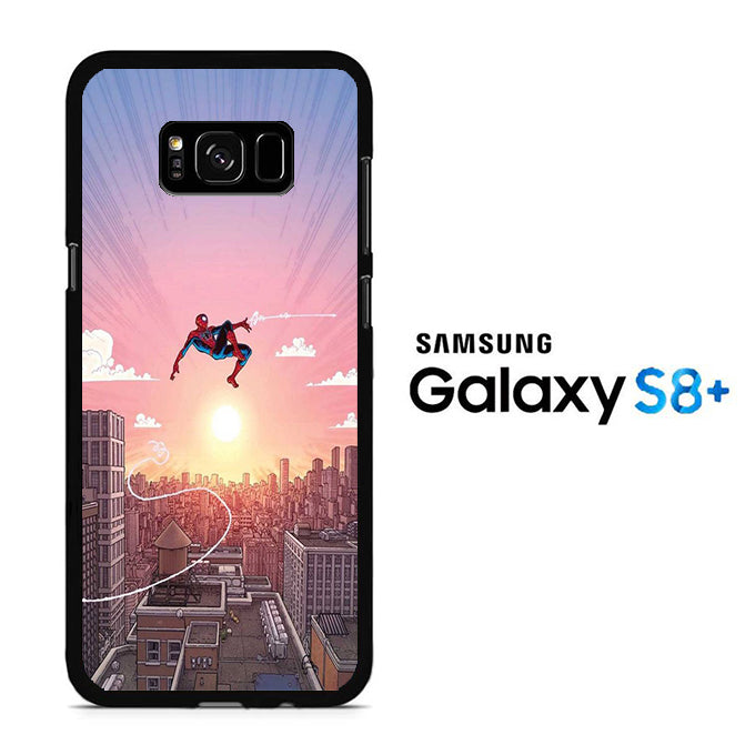 Spiderman Among The Building Samsung Galaxy S8 Plus Case