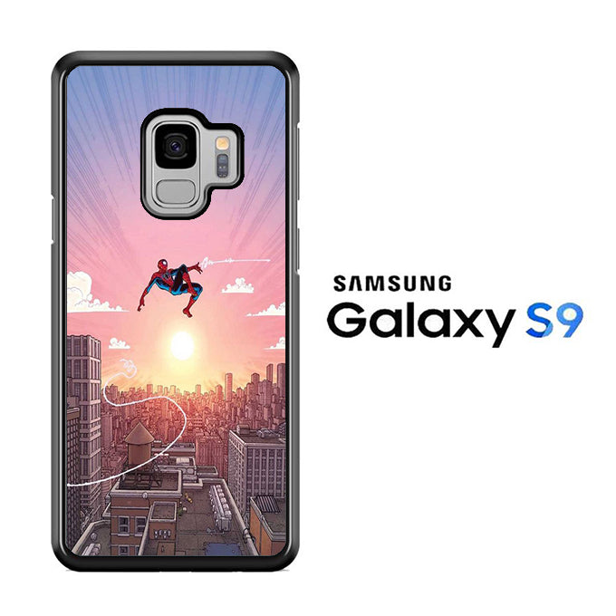 Spiderman Among The Building Samsung Galaxy S9 Case