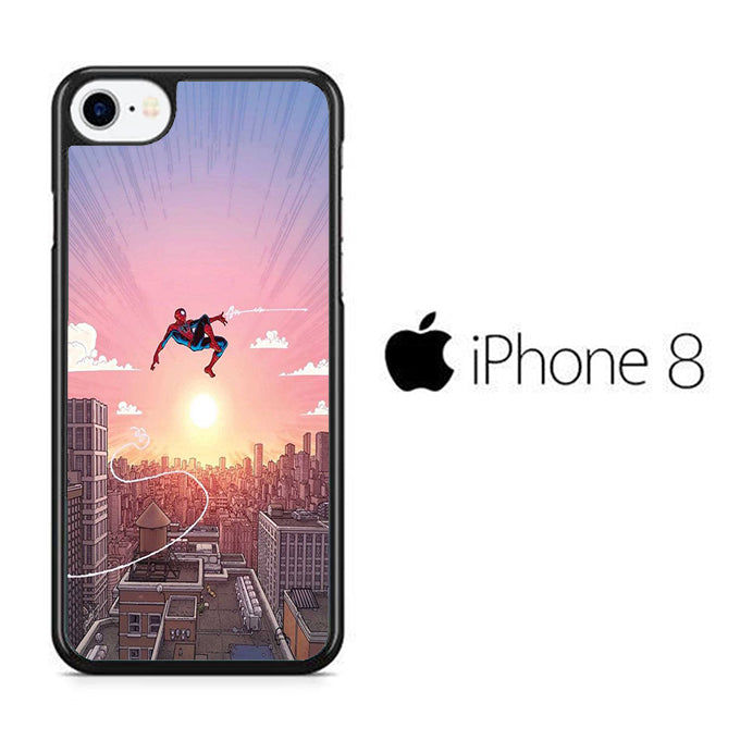 Spiderman Among The Building iPhone 8 Case